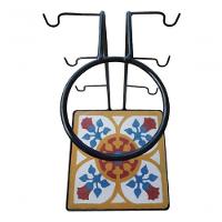 Suporte Coador Café Mancebo Filtro Ferro E Ladrilho Rústico Ladrilho B4 - 2