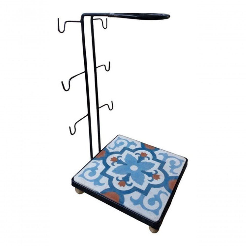 Suporte Coador Café Mancebo Filtro Ferro E Ladrilho Rústico Ladrilho A2 - 1