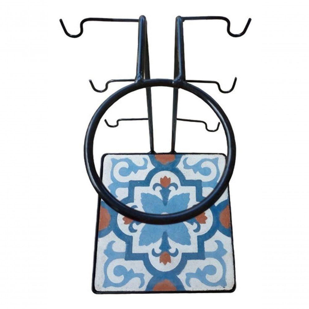 Suporte Coador Café Mancebo Filtro Ferro E Ladrilho Rústico Ladrilho A2 - 2