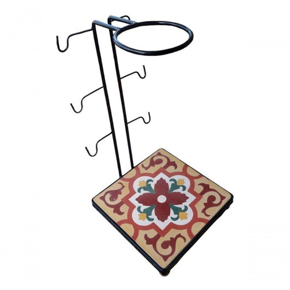 Suporte Coador Café Mancebo Filtro Ferro E Ladrilho Rústico Ladrilho A5 - 1