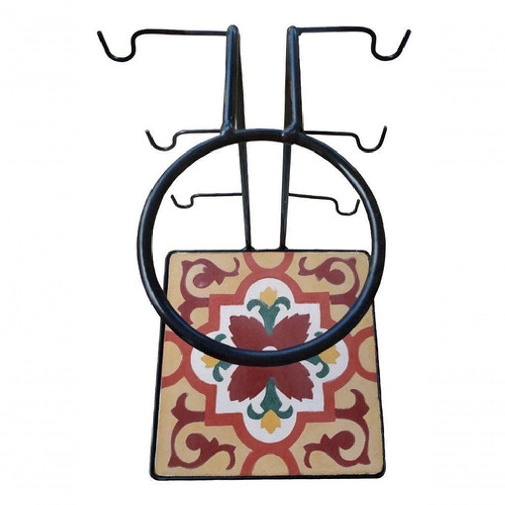 Suporte Coador Café Mancebo Filtro Ferro E Ladrilho Rústico Ladrilho A5 - 2