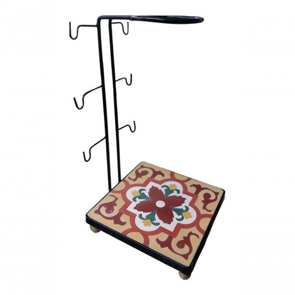 Suporte Coador Café Mancebo Filtro Ferro E Ladrilho Rústico Ladrilho A5 - 3