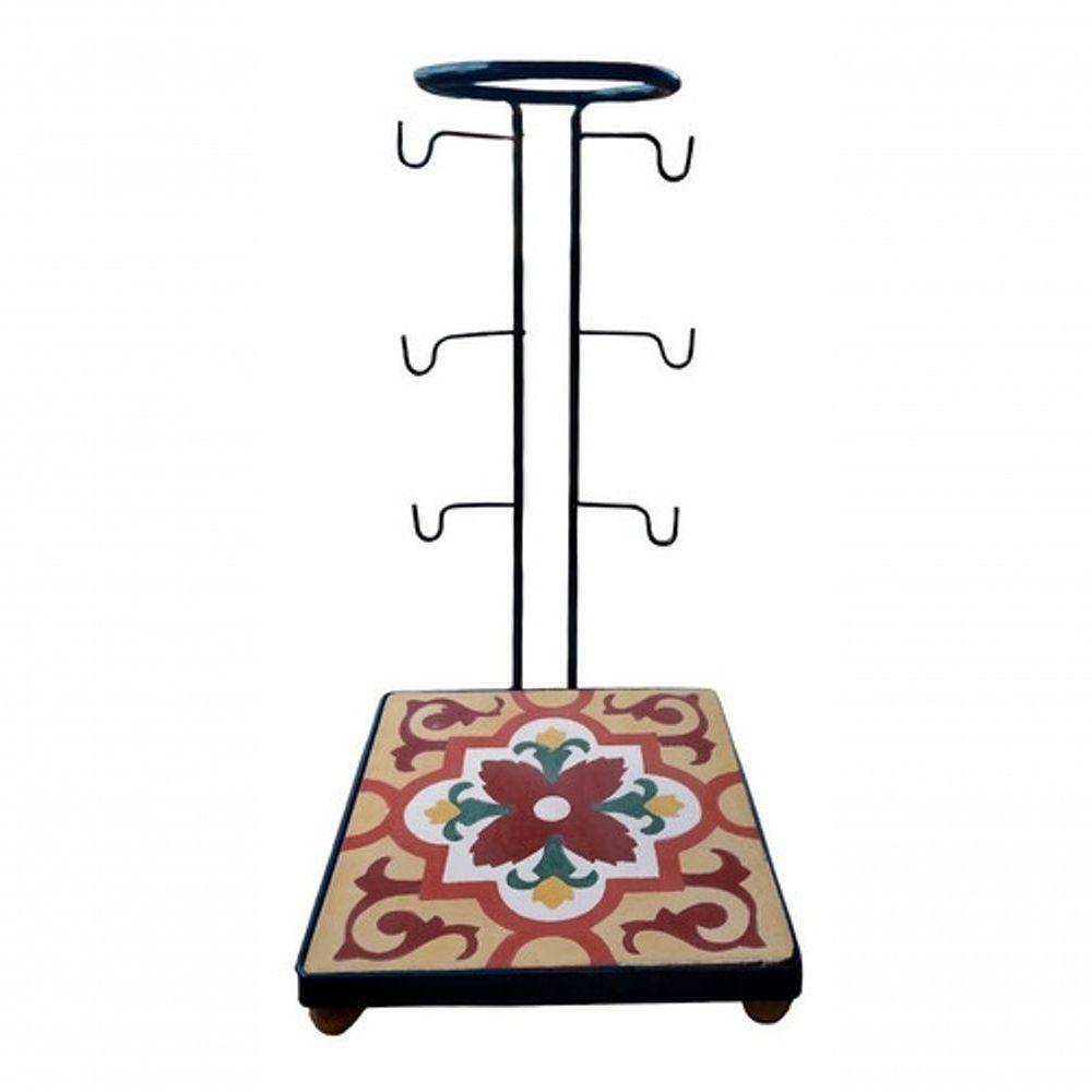 Suporte Coador Café Mancebo Filtro Ferro E Ladrilho Rústico Ladrilho A5 - 4