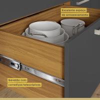 Paneleiro 2 Portas 3 Gavetas Princesa Nesher Móveis - 2