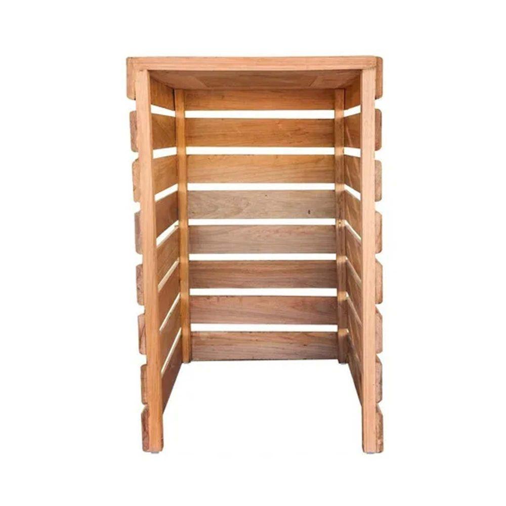 Porta Botijão De Gás Móvel Aparador Para Cozinha C- Ladrilho - 4