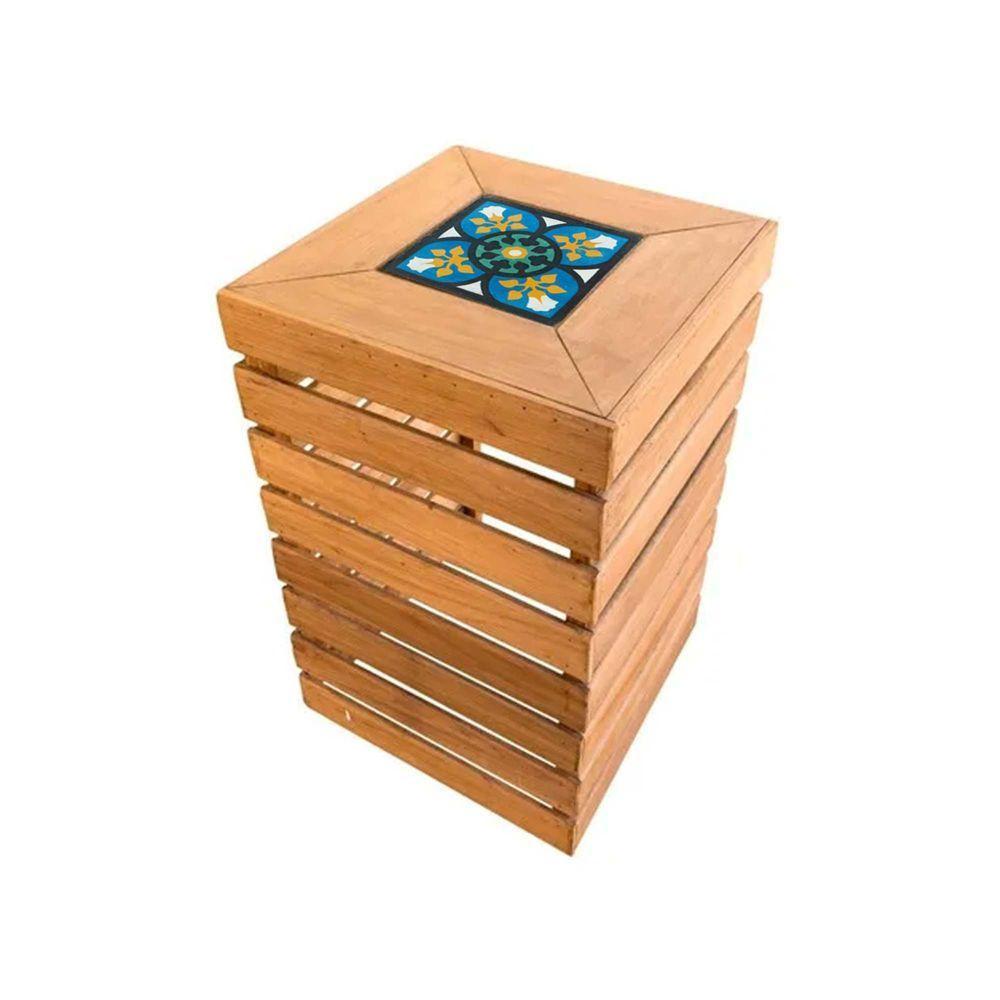 Porta Botijão De Gás Móvel Aparador Para Cozinha C- Ladrilho - 7