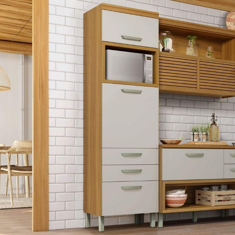 Paneleiro 2 Portas 3 Gavetas Princesa Nesher Móveis - 1