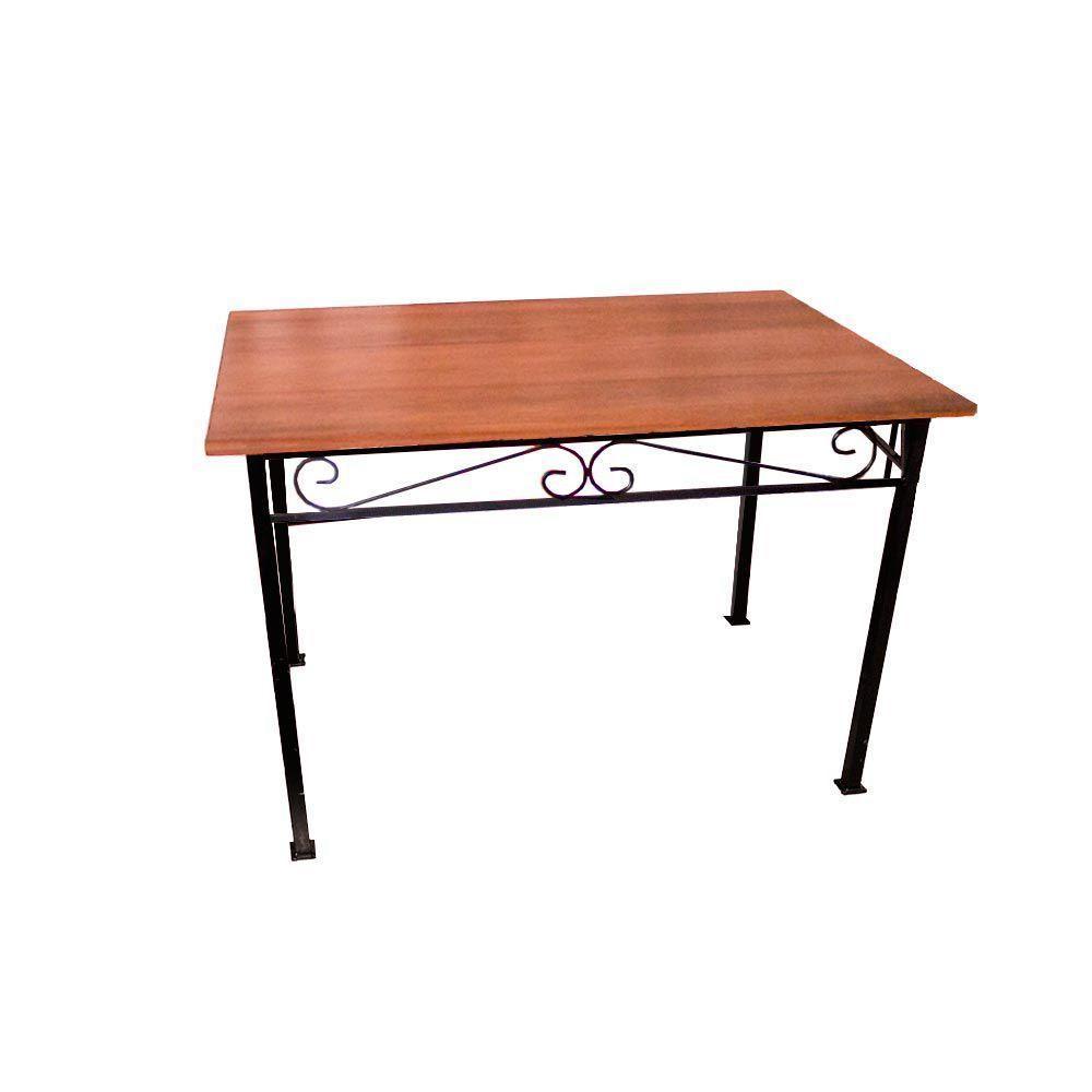 Mesa De Jantar 6 Lugares Grande Retangular Rustica Artesanal Tamanho 120x80 - 7