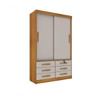 Guarda Roupa Casal Chicago 2 Portas 6 Gavetas S-espelho Tcil - 1