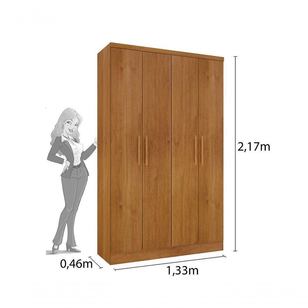 Guarda Roupa Amsterdam 4 Portas Tcil - 3