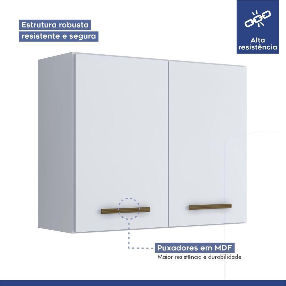 Cozinha Completa 12 Portas 3 Gavetas Atenas Kaiki Moveis - 6