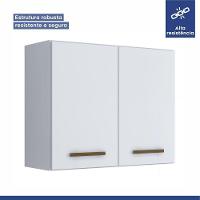 Cozinha Completa 14 Portas 3 Gavetas Atenas Kaiki Moveis Branco - 5