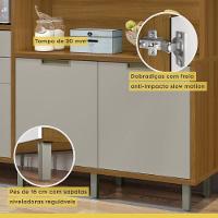 Cozinha Compacta 6 Portas 2 Gavetas Loft Imperatriz Nesher Móveis - 3