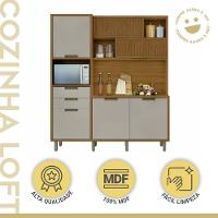 Cozinha Compacta 6 Portas 2 Gavetas Loft Imperatriz Nesher Móveis - 5