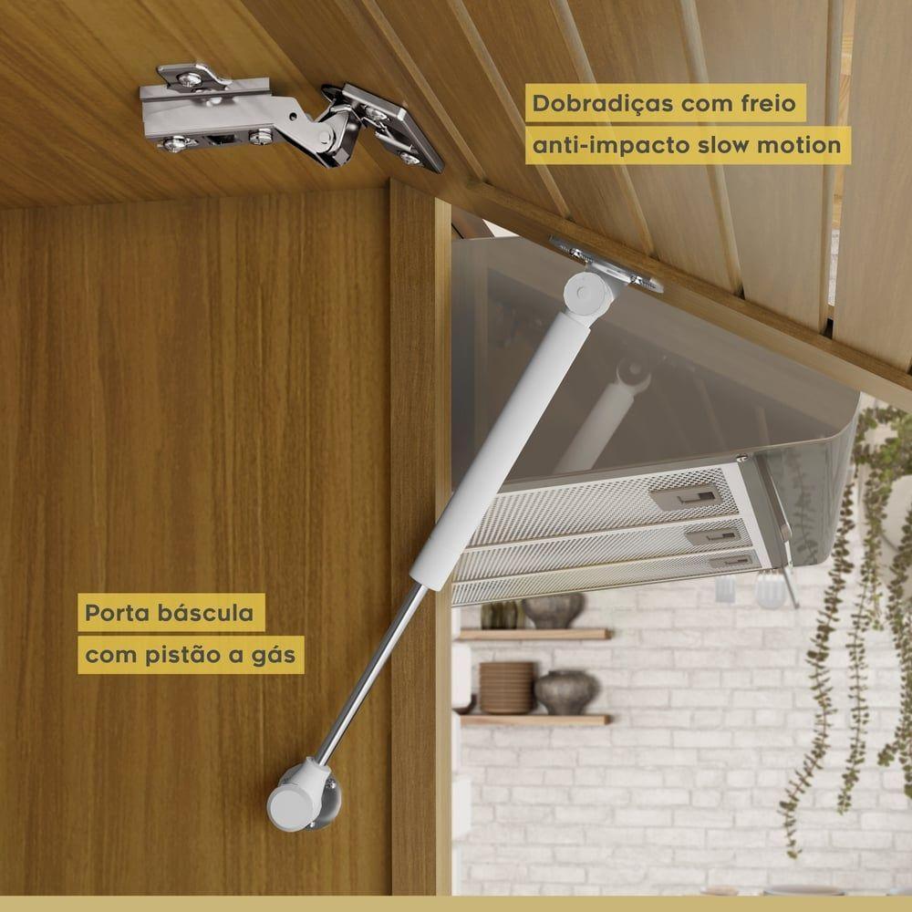 Cozinha 3 Peças Mdf Princesa Nesher Freijó-off - 6