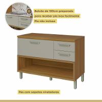 Cozinha 3 Peças Mdf Princesa Nesher Freijó-off - 2