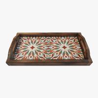 Bandeja Café Da Manhã Grande Com 2 Azulejos Azulejo G1 - 4