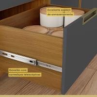 Balcão Para Cozinha 1 Porta 1 Gaveta Imperatriz Nesher Móveis - 2