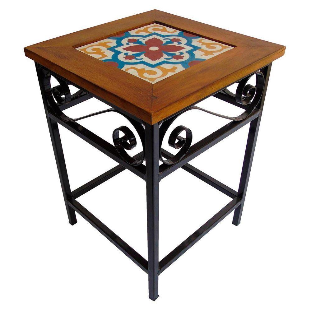 Kit 2 Bancos De Ferro E Madeira Rústico Com Ladrilho A1 - 6