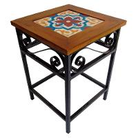 Kit 2 Bancos De Ferro E Madeira Rústico Com Ladrilho A1 - 6