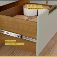 Balcão Para Cozinha 1 Porta 1 Gaveta Imperatriz Nesher Móveis - 9