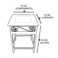 Kit 2 Bancos De Ferro E Madeira Rústico Com Ladrilho A5 - 3