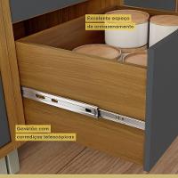 Balcão 1 Porta 1 Gaveta 80cm Em Mdf Princesa Nesher - 3