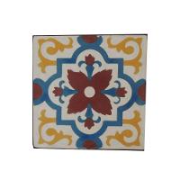 Kit 2 Bancos De Ferro E Madeira Rústico Com Ladrilho Hidráulico A1 - 2