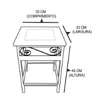 Kit 2 Bancos De Ferro E Madeira Rústico Com Ladrilho Hidráulico A1 - 5