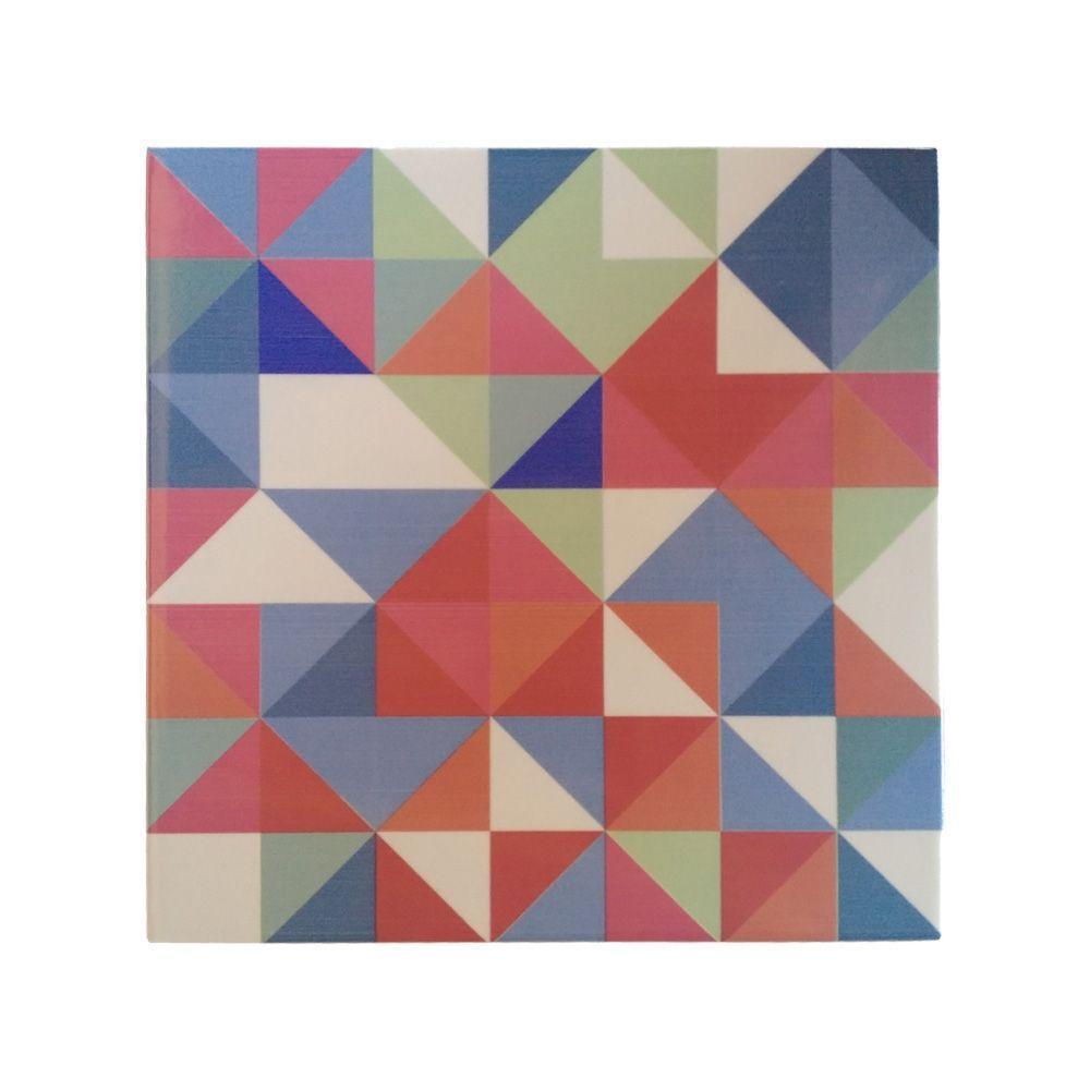 Bandeja Café Da Manhã Ferro Com 2 Azulejos Azulejo G7 - 1