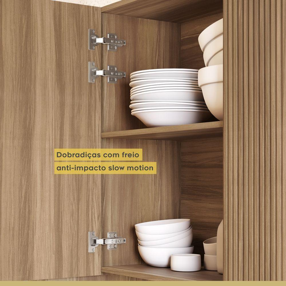 Armário Aéreo 2 Portas 120cm 100% Mdf Rainha - 4