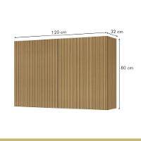 Armário Aéreo 2 Portas 120cm 100% Mdf Rainha - 7