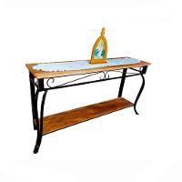 Aparador Grande Para Sala Ferro E Madeira Artesanal Tamanho 120 Cm - 2