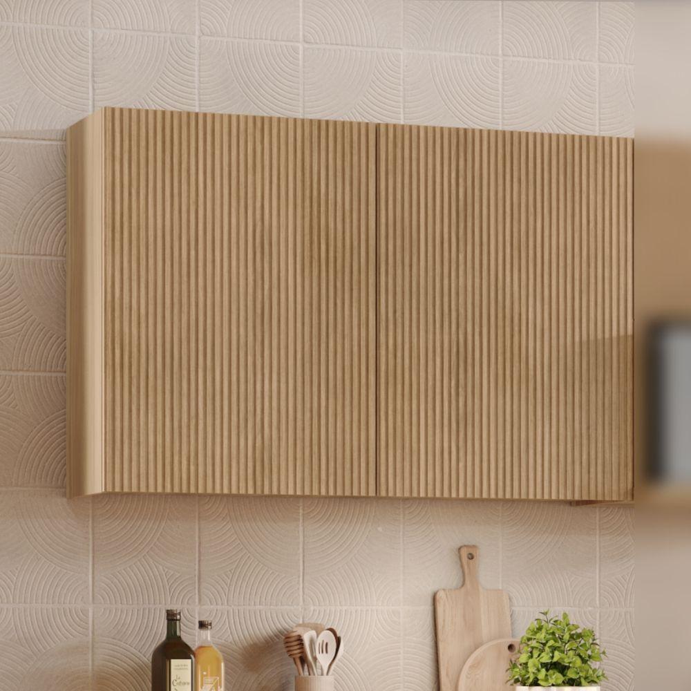 Armário Aéreo 2 Portas 80cm 100% Mdf Rainha - 2