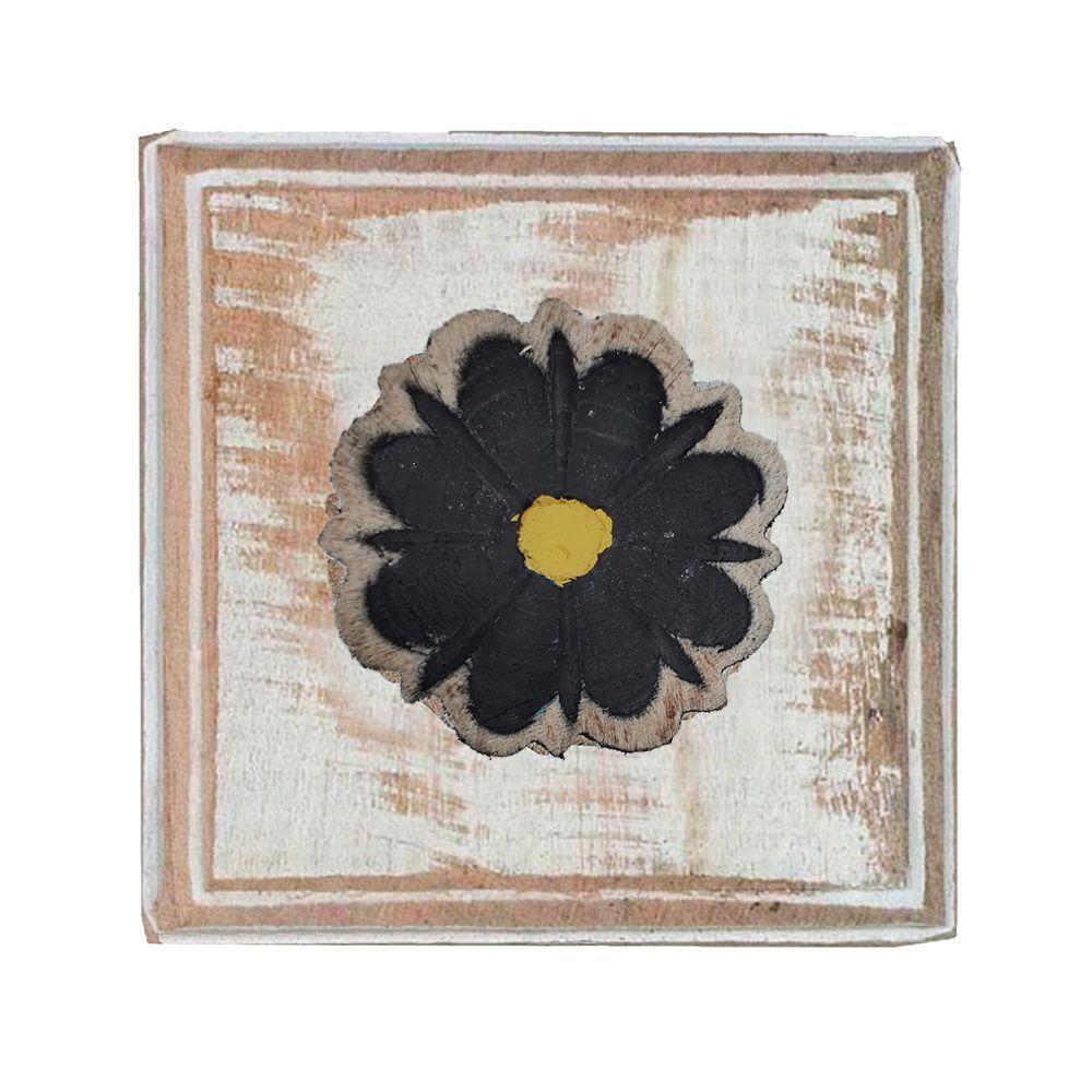 Kit Banheiro Com 2 Toalheiros + Porta Papel Higiênico + Toalheiro Rustico Artesanal Cor Preto - 4