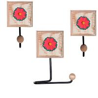 Kit Banheiro Com 2 Toalheiros + Porta Papel Higiênico + Toalheiro Rustico Artesanal Cor Vermelho - 9