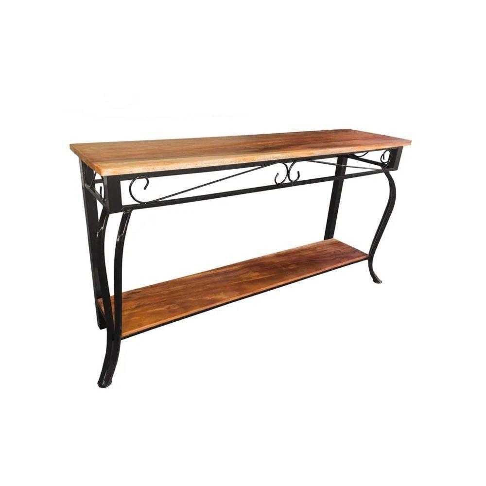 Aparador Grande Para Sala Ferro E Madeira Artesanal Tamanho 150cm - 4