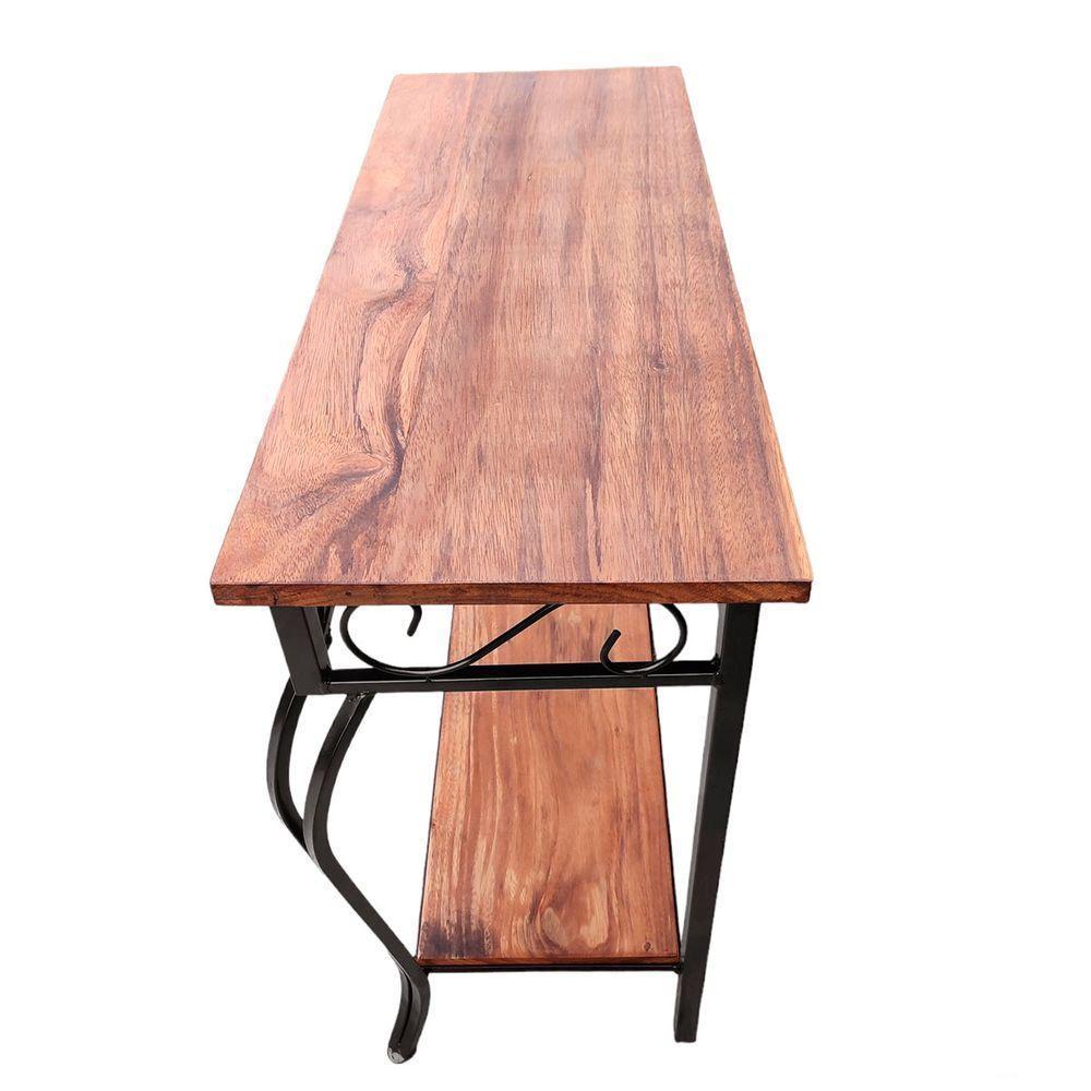 Aparador Grande Para Sala Ferro E Madeira Artesanal Tamanho 70 Cm - 2