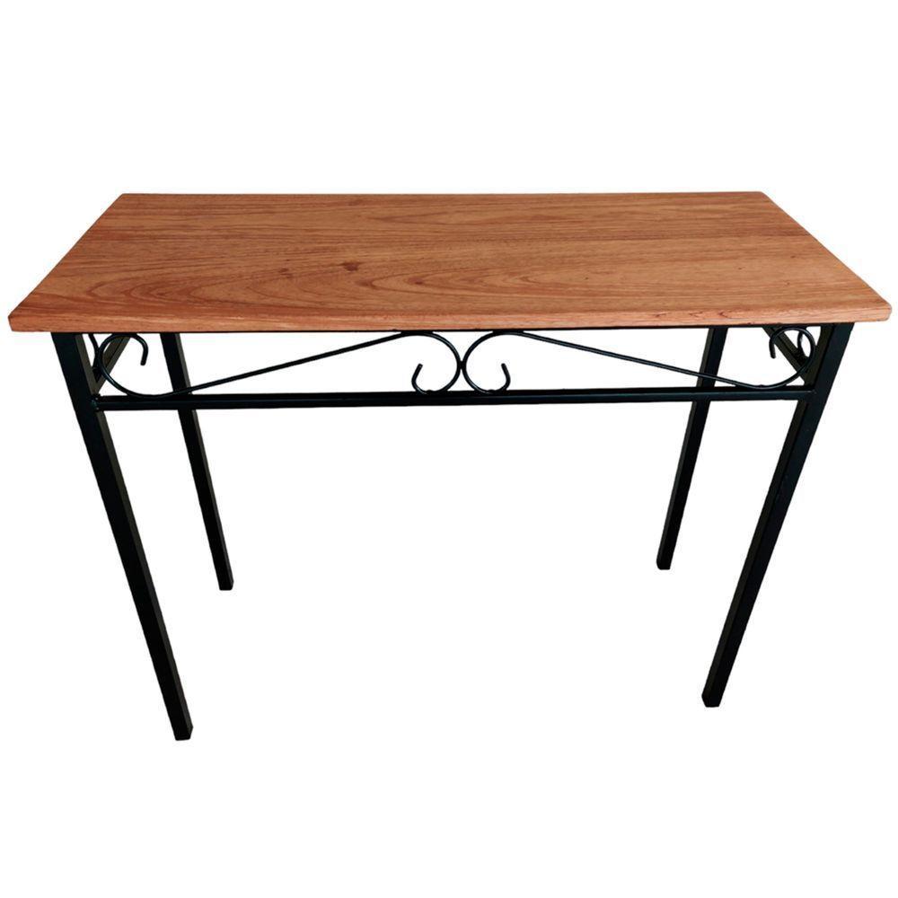 Aparador Em Madeira Maciça E Ferro Artesanal Alta Qualidade Tamanho 100 Cm - 1