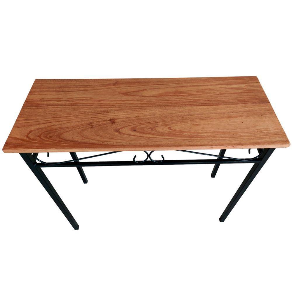 Aparador Em Madeira Maciça E Ferro Artesanal Alta Qualidade Tamanho 100 Cm - 4