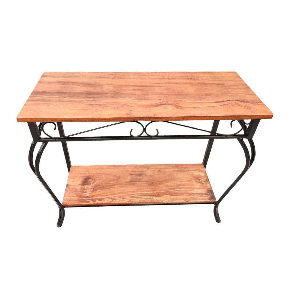 Aparador Grande Para Sala Ferro E Madeira Artesanal Tamanho 60 Cm - 1