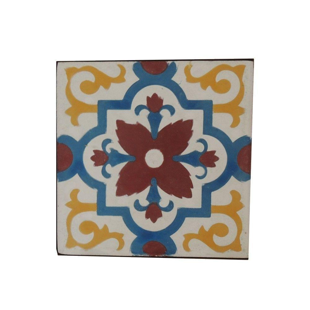 Banco Madeira Volpi Baú Com Ladrilho Hidráulico Azulejo Ladrilho A1 - 7