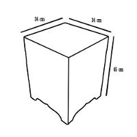 Banco Madeira Volpi Baú Com Ladrilho Hidráulico Azulejo Ladrilho A1