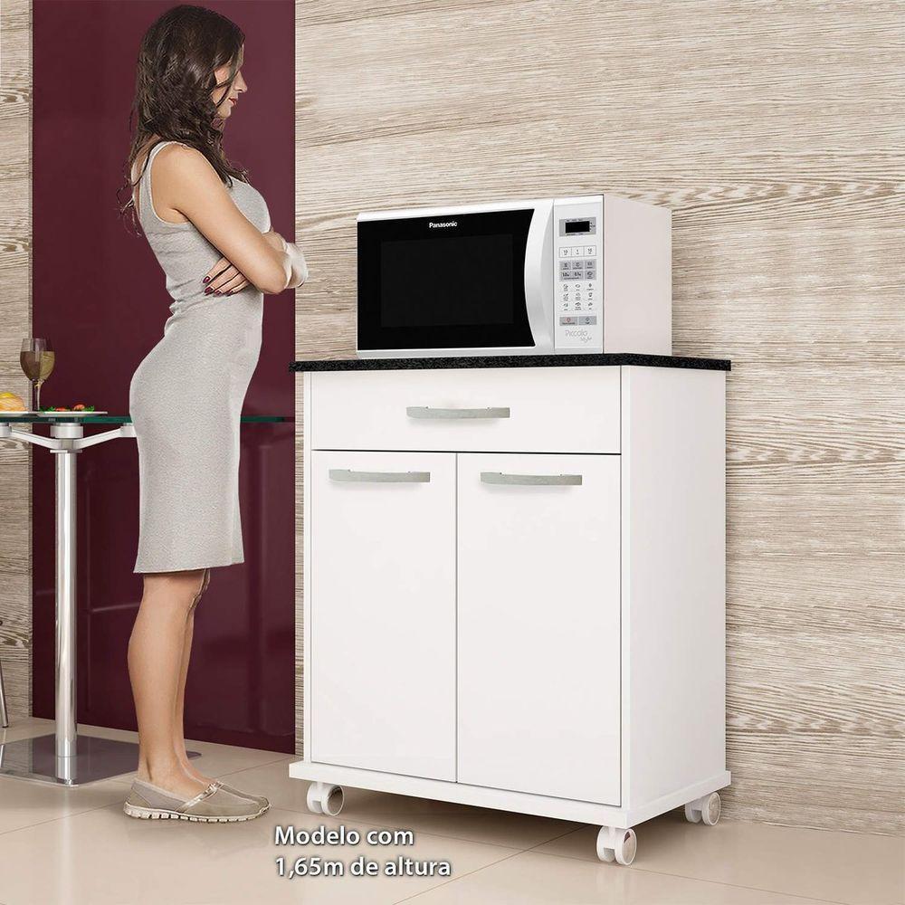 Balcão De Cozinha 2 Portas 1 Gaveta Girassol Kaiki Móveis - 3