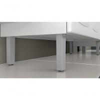 Balcão De Cozinha Com Tampo 3 Portas 2 Gavetas Luce - Itatiaia Branco - 3