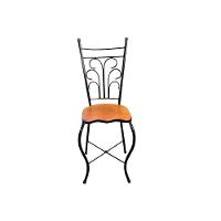 Cadeira De Jantar Para Mesa De Chá Conjunto Com 3 Estilo Industrial Rustica Ferro E Madeira Artesanal - 3