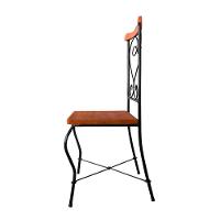 Cadeira De Jantar Conjunto Com 4 Estilo Industrial Rustica Ferro E Madeira Artesanal - 7