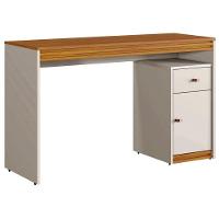 Escrivaninha 120cm 1 Porta 1 Gaveta Madrid - Mavaular Off-naturalle - 1