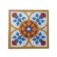 Fruteira De Ferro E Madeira Grande 3 Andares Com Ladrilho Hidráulico Artesanal Ladrilho B4 - 7