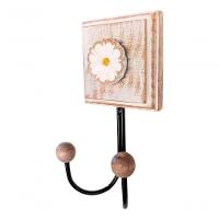 Kit Banheiro 5 Peças Artesanal Rústico Flor De Madeira 3d Anúncio Com Variação Cor Branco